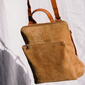 The Horse Limited Edition Caramel Suede Backpack